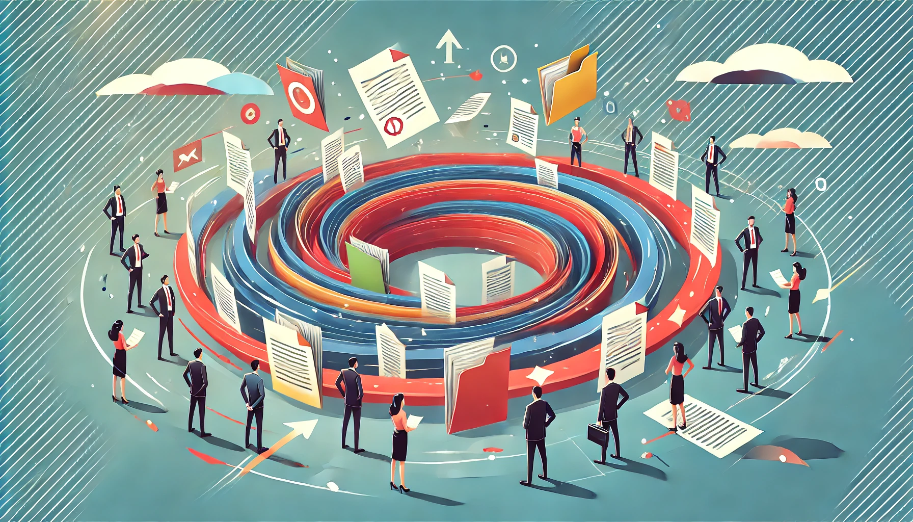 Illustration des Zirkularbeschlusses des Verwaltungsrats